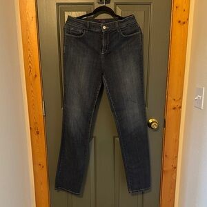 NYDJ Dark Blue Straight Leg Women's Jeans